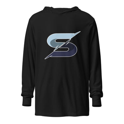 Performance | Hooded Long Sleeve T Shirt | Superior Track and Field Club | S Logo