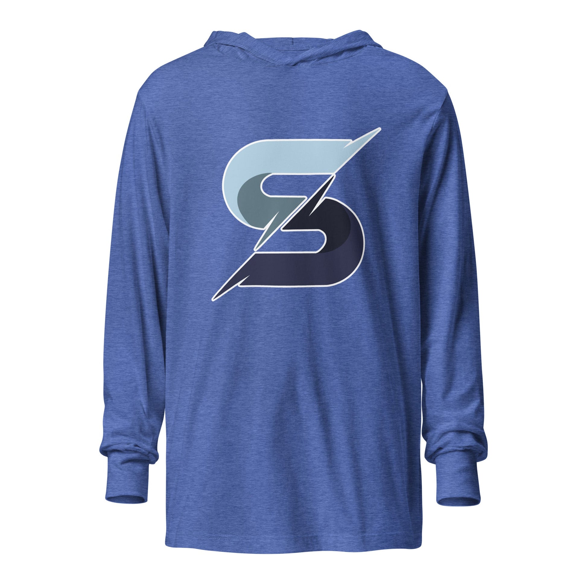 Performance | Hooded Long Sleeve T Shirt | Superior Track and Field Club | S Logo