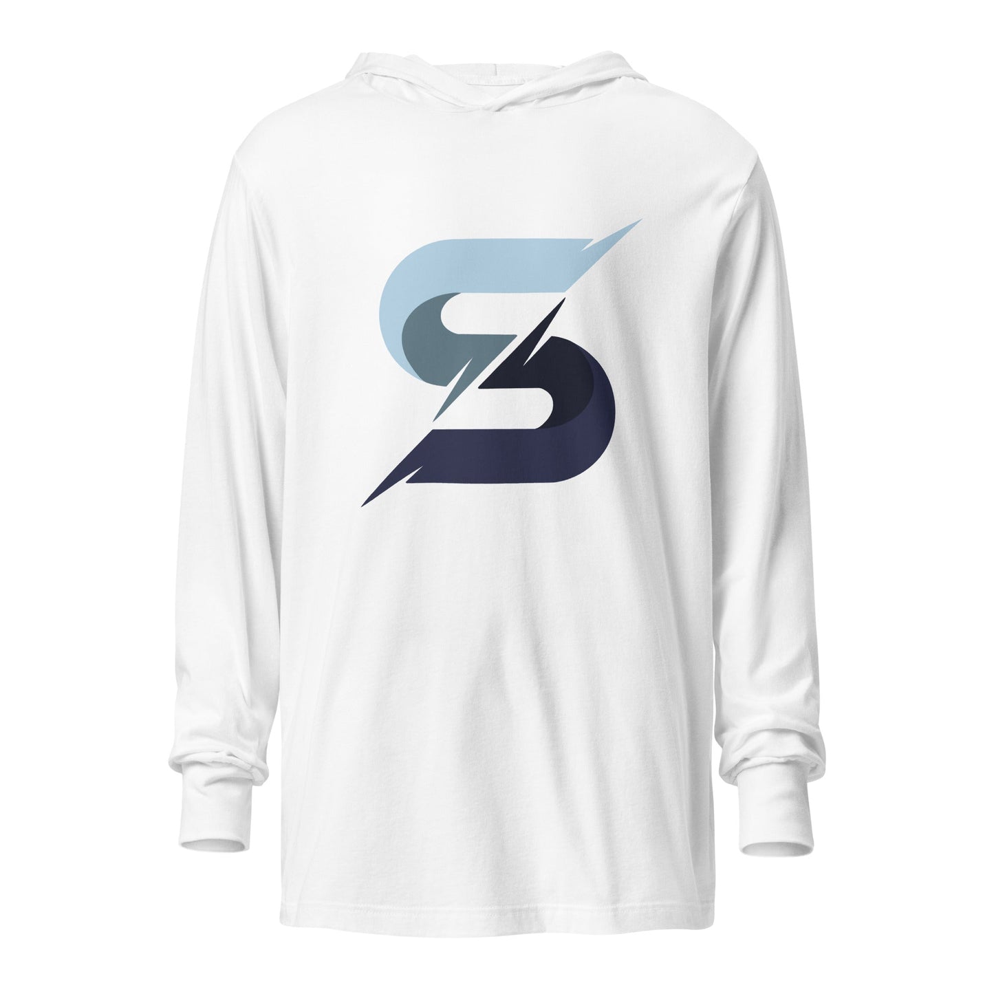 Performance | Hooded Long Sleeve T Shirt | Superior Track and Field Club | S Logo