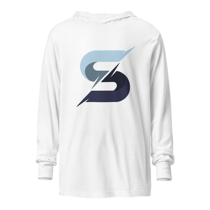 Performance | Hooded Long Sleeve T Shirt | Superior Track and Field Club | S Logo