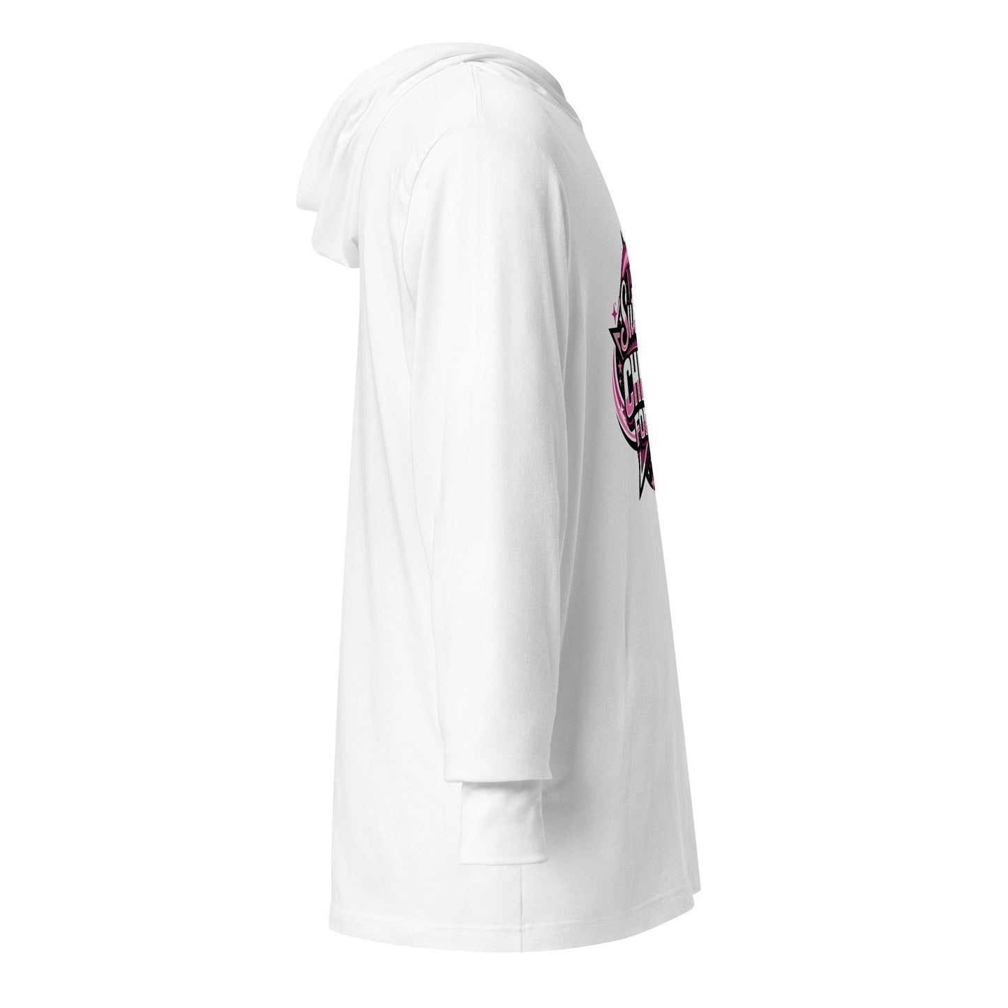 Performance | Hooded Long Sleeve T Shirt | Sutton Cheer Force | Shooting Star Logo