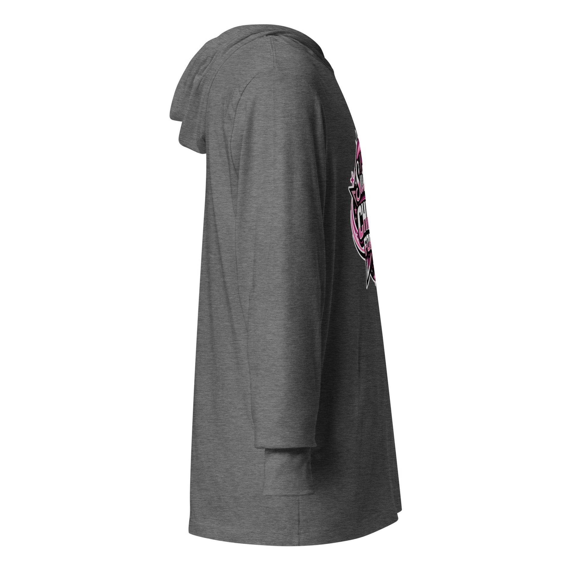 Performance | Hooded Long Sleeve T Shirt | Sutton Cheer Force | Shooting Star Logo