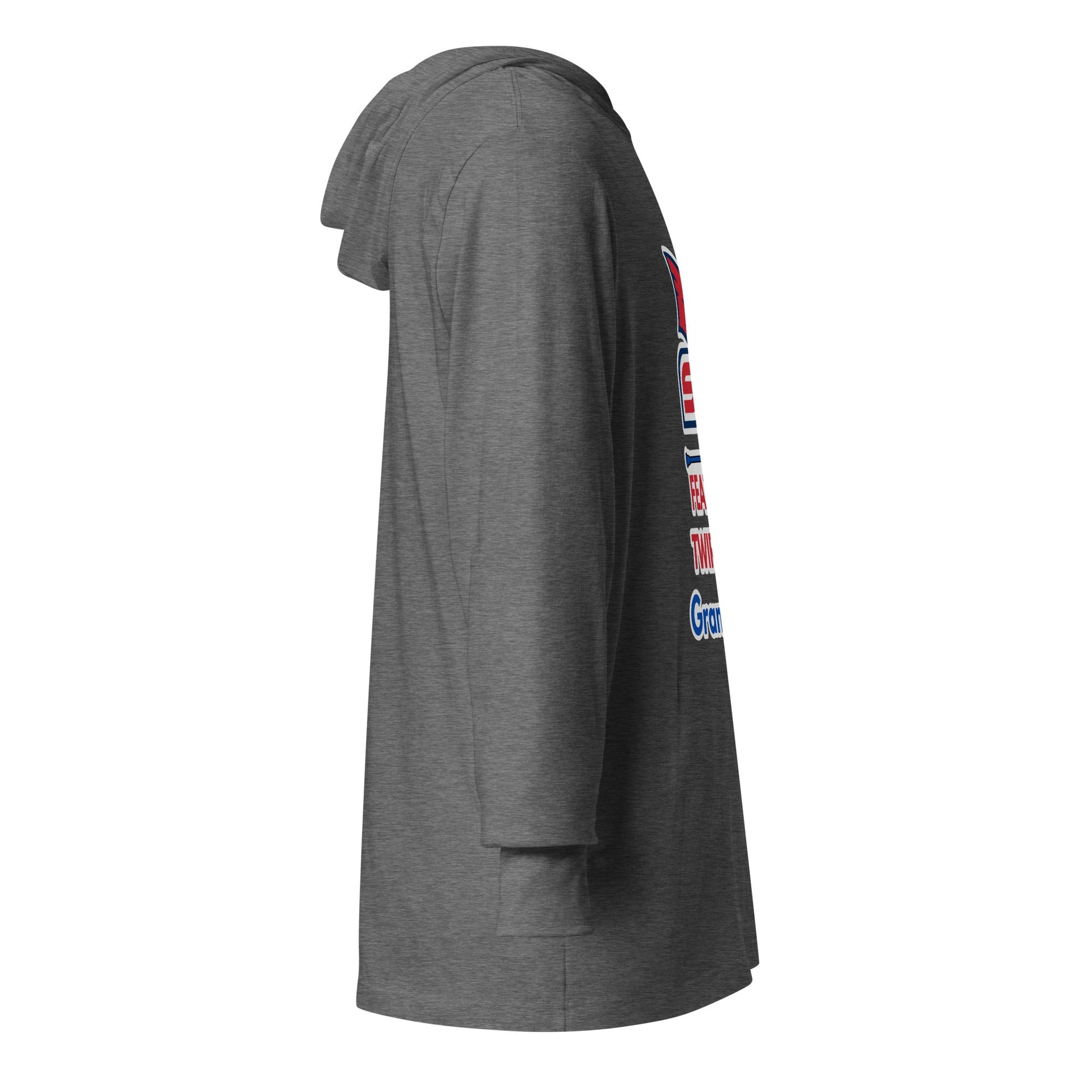 Performance | Hooded Long Sleeve T Shirt | SVSU Feature twirlers | Grandma Logo