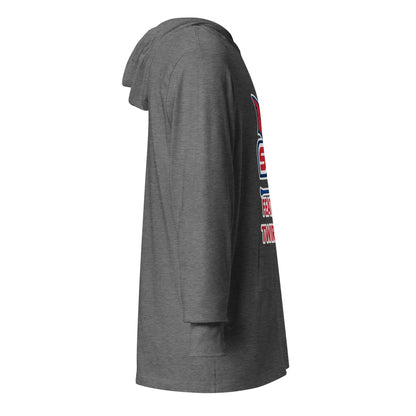 Performance | Hooded Long Sleeve T Shirt | SVSU Feature twirlers | Icon Logo