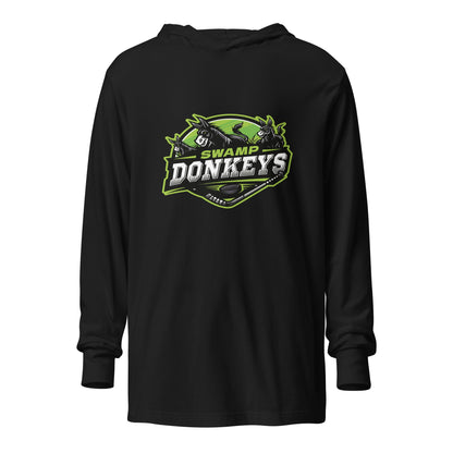 Performance | Hooded Long Sleeve T Shirt | Swamp Donkeys