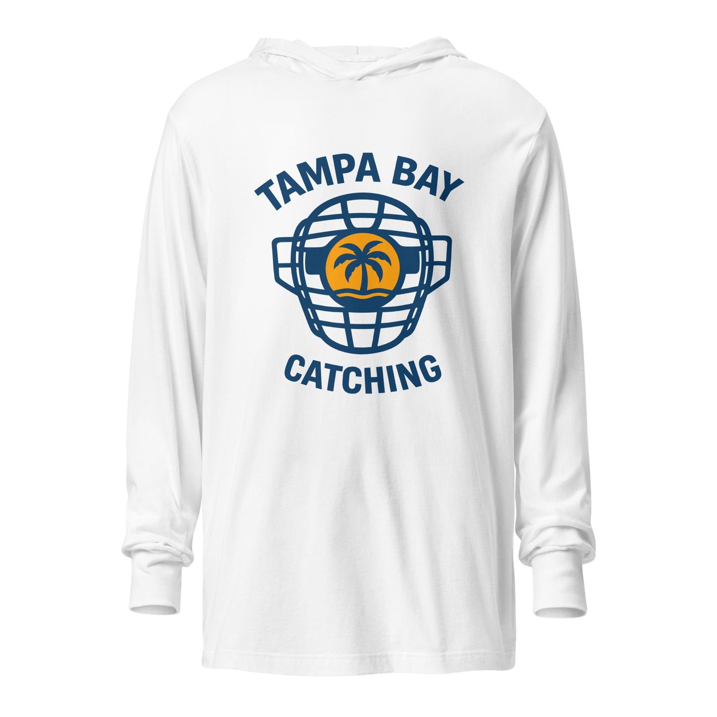 Performance | Hooded Long Sleeve T Shirt | Tampa Bay Catching | Vanguard Logo