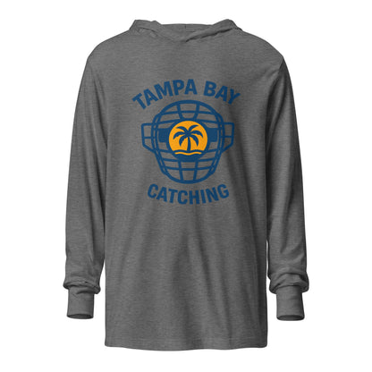 Performance | Hooded Long Sleeve T Shirt | Tampa Bay Catching | Vanguard Logo