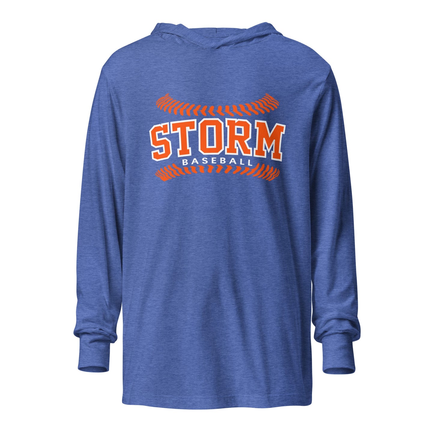 Performance | Hooded Long Sleeve T Shirt | TC Storm baseball | Storm Logo