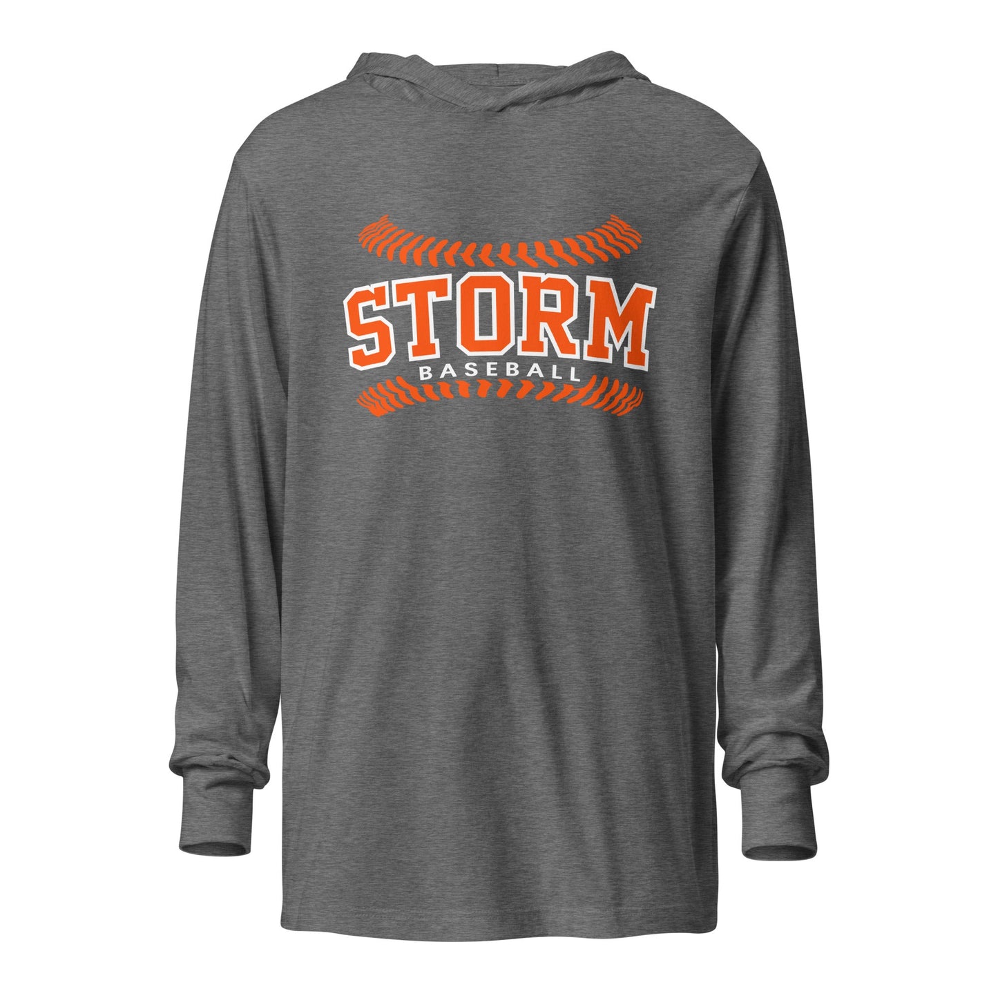 Performance | Hooded Long Sleeve T Shirt | TC Storm baseball | Storm Logo