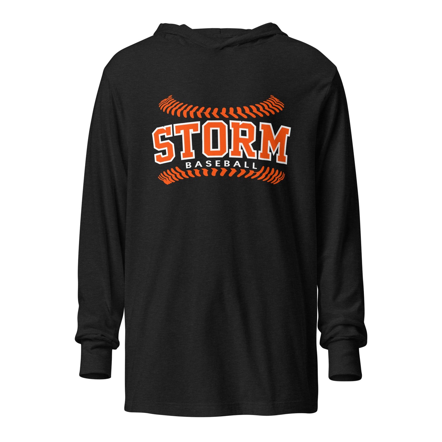 Performance | Hooded Long Sleeve T Shirt | TC Storm baseball | Storm Logo