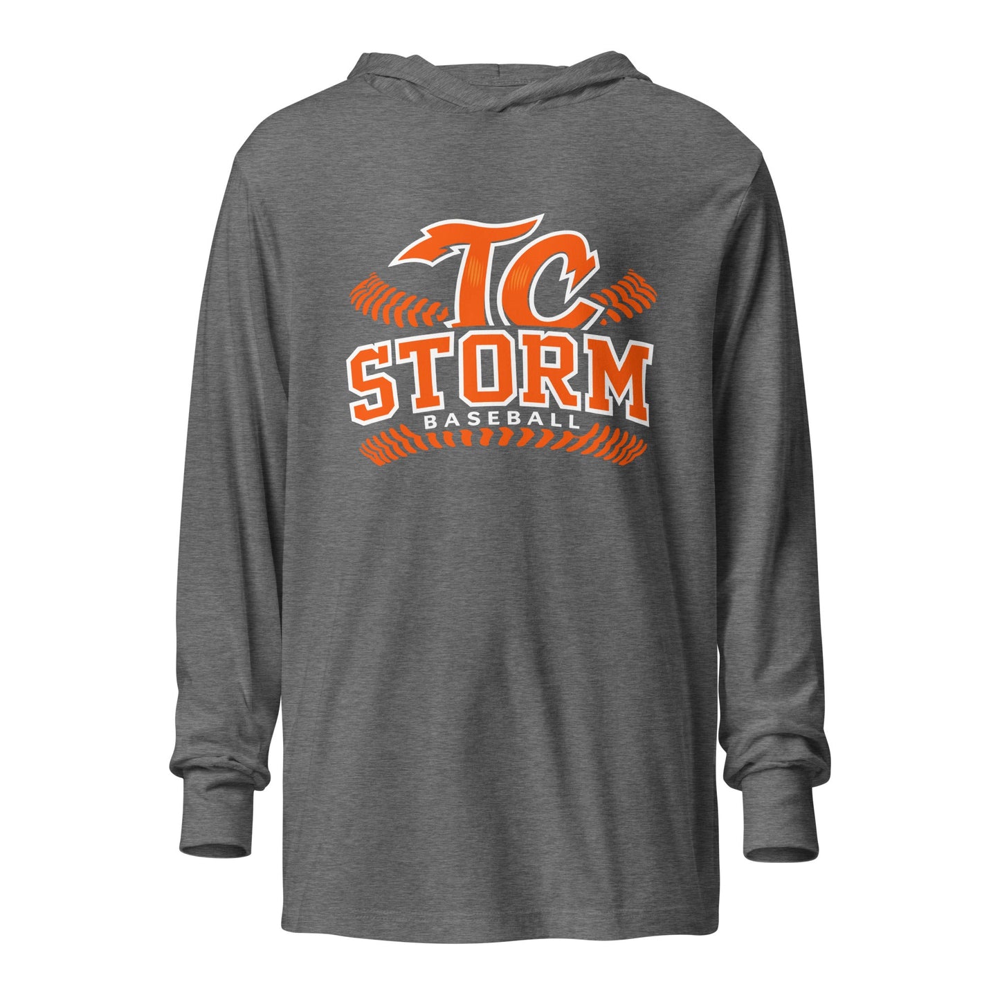 Performance | Hooded Long Sleeve T Shirt | TC Storm baseball | TC Seams Logo