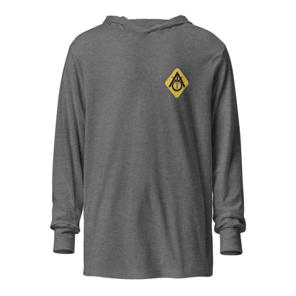 Performance | Hooded Long Sleeve T Shirt | TDT | Badge Logo