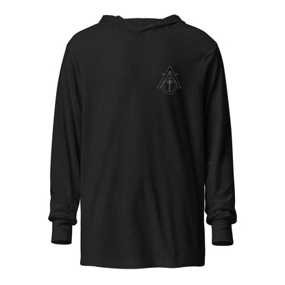 Performance | Hooded Long Sleeve T Shirt | TDT | Crest Logo