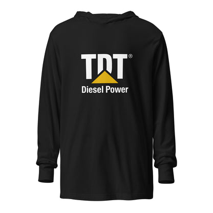 Performance | Hooded Long Sleeve T Shirt | TDT | Mark Logo