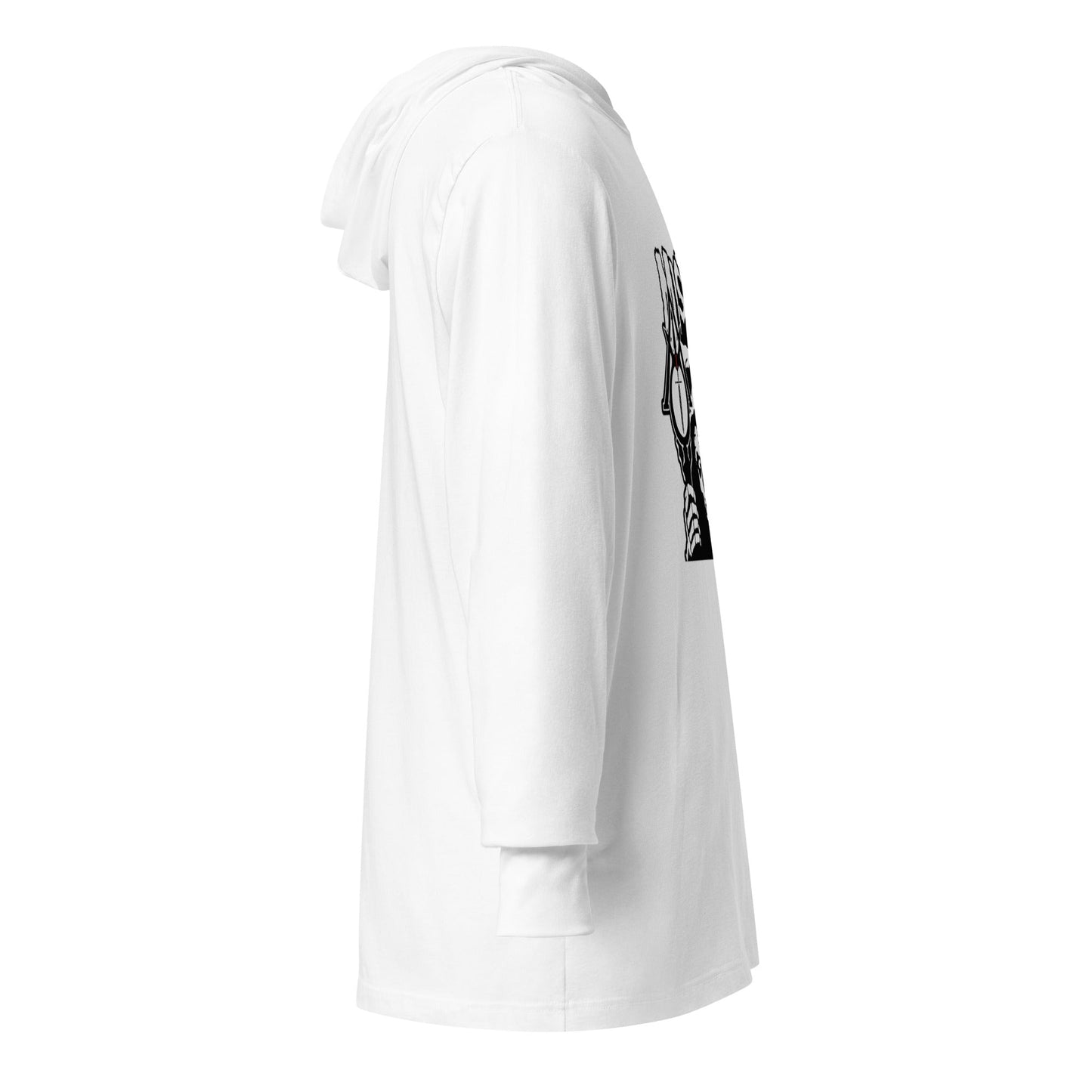 Performance | Hooded Long Sleeve T Shirt | TDT | Mascot Logo