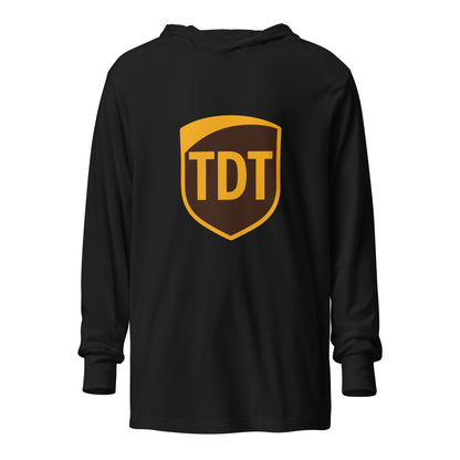 Performance | Hooded Long Sleeve T Shirt | TDT | Shield Logo