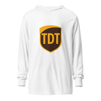 Performance | Hooded Long Sleeve T Shirt | TDT | Shield Logo