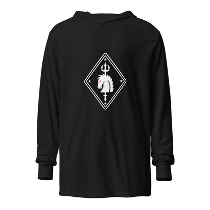 Performance | Hooded Long Sleeve T Shirt | TDT | Vanguard Diamond Logo