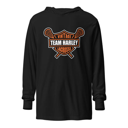 Performance | Hooded Long Sleeve T Shirt | Team Harley | Shield Logo