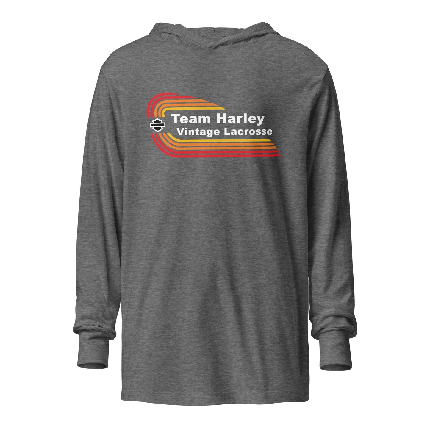 Performance | Hooded Long Sleeve T Shirt | Team Harley | Tank Logo