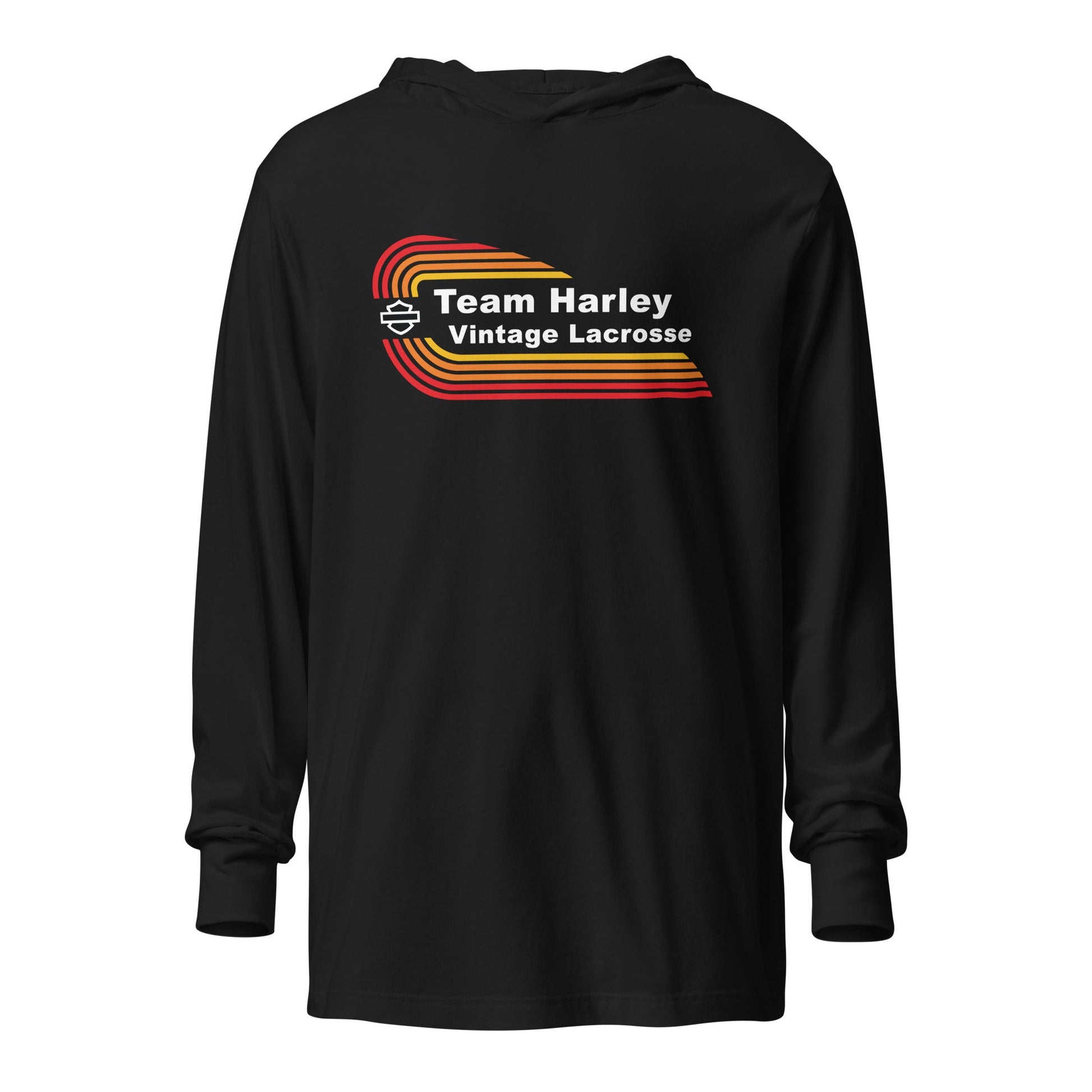 Performance | Hooded Long Sleeve T Shirt | Team Harley | Tank Logo