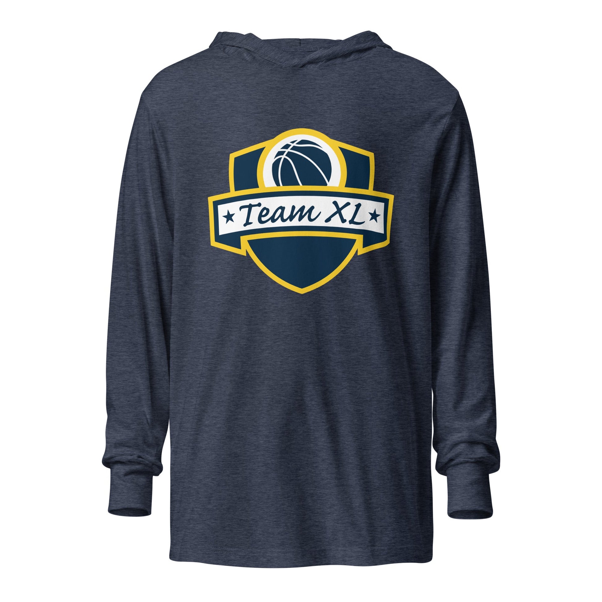 Performance | Hooded Long Sleeve T Shirt | Team XL | Emblem Logo