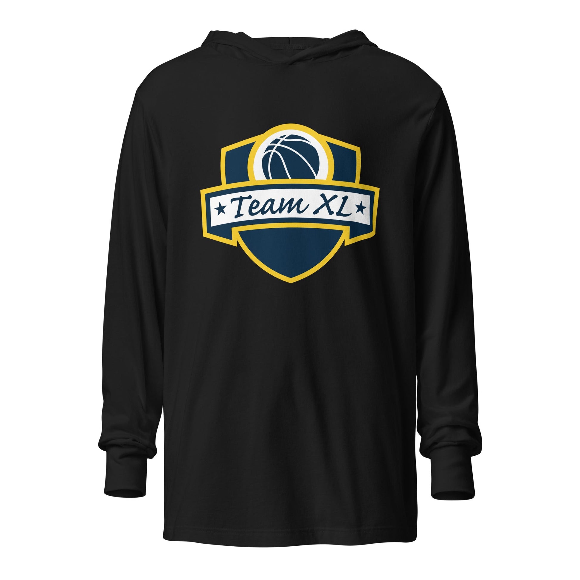 Performance | Hooded Long Sleeve T Shirt | Team XL | Emblem Logo