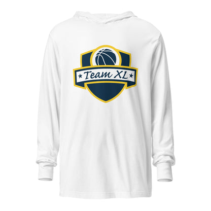 Performance | Hooded Long Sleeve T Shirt | Team XL | Emblem Logo