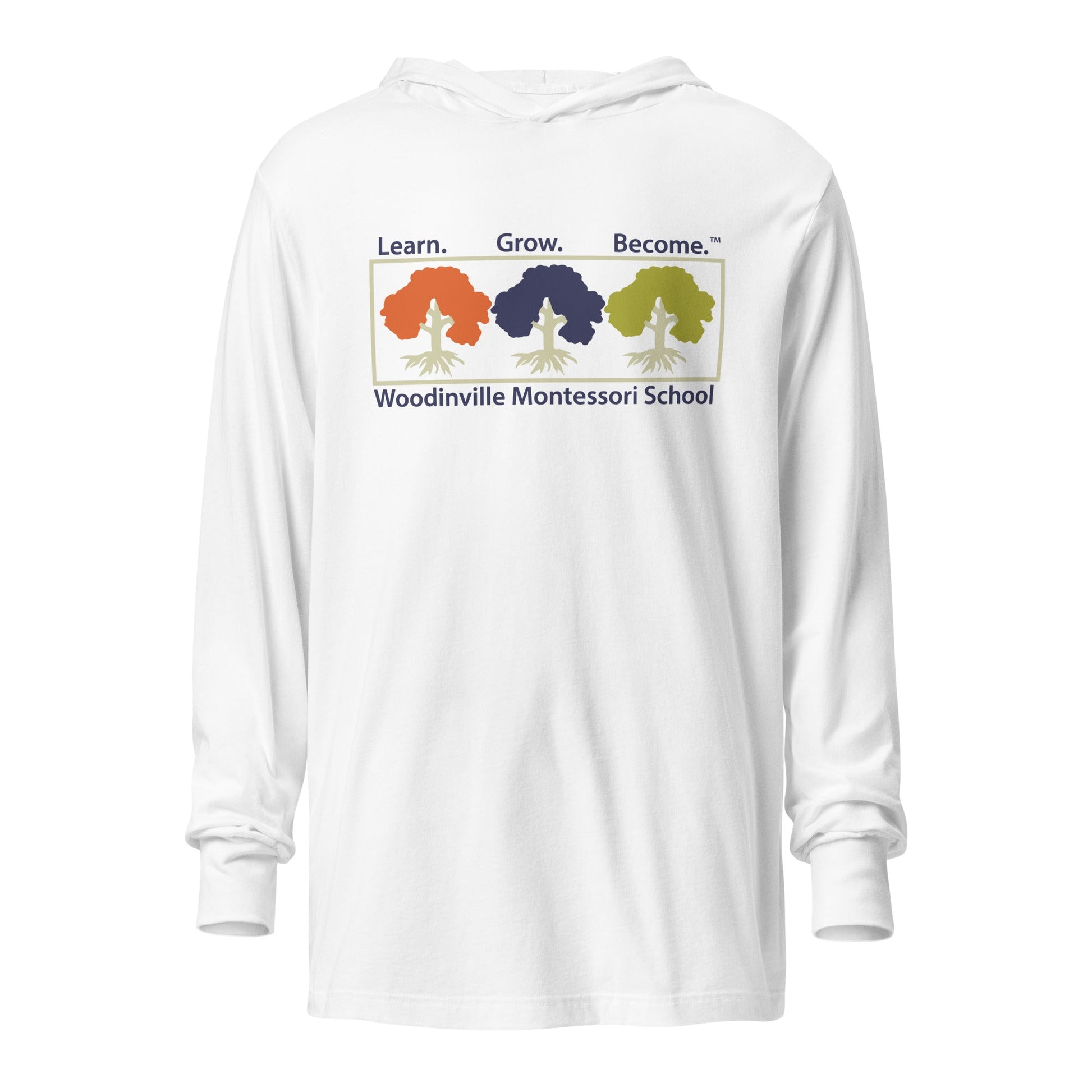 Performance | Hooded Long Sleeve T Shirt | TEST WMS Store | Multi Color Logo