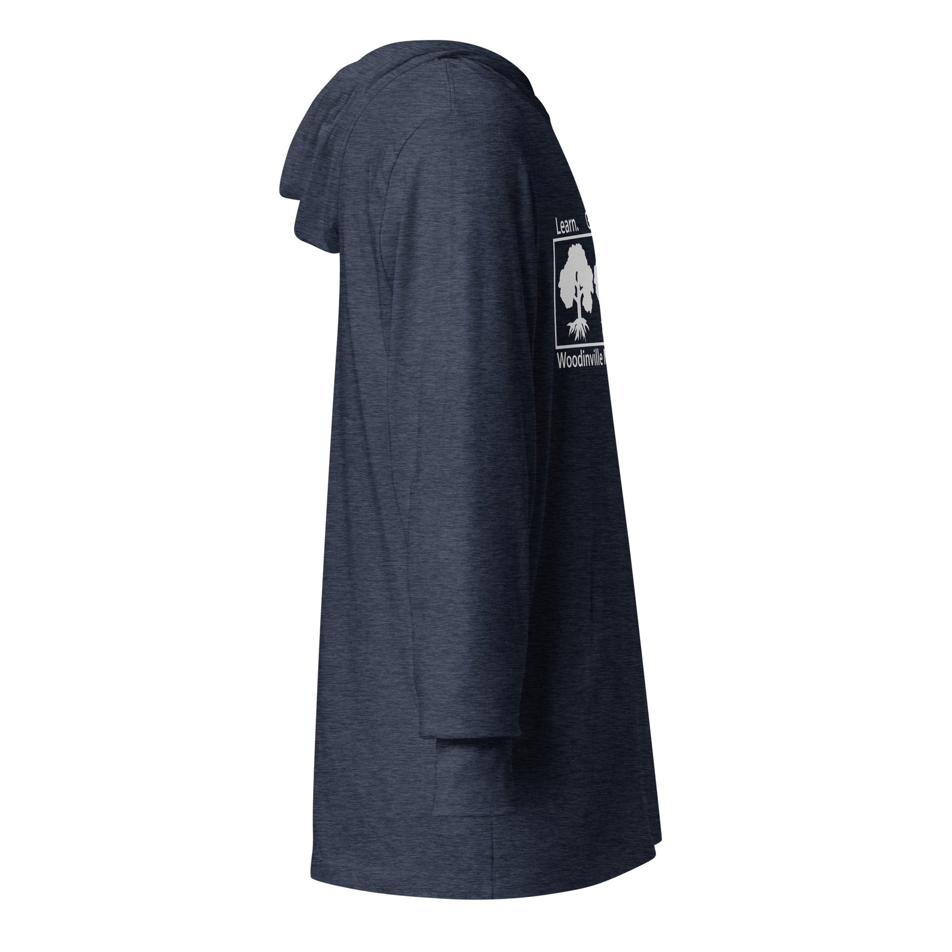 Performance | Hooded Long Sleeve T Shirt | TEST WMS Store | White Logo Logo