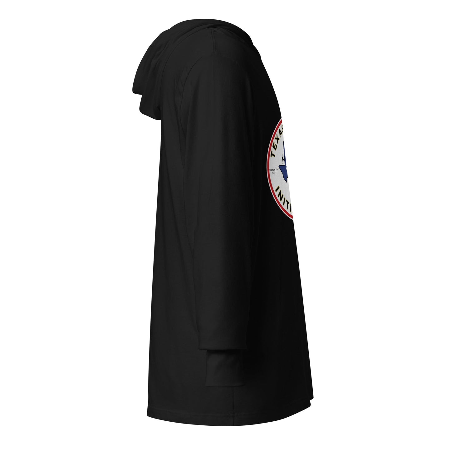 Performance | Hooded Long Sleeve T Shirt | Texas 8 - Line Initiative | Badge Logo