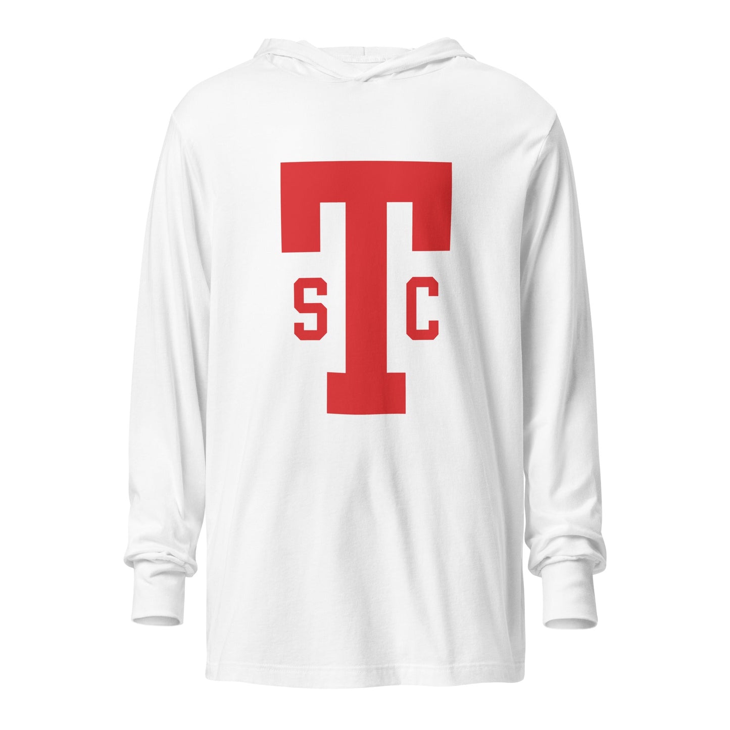Performance | Hooded Long Sleeve T Shirt | Texoma Softball Club | Block T Logo