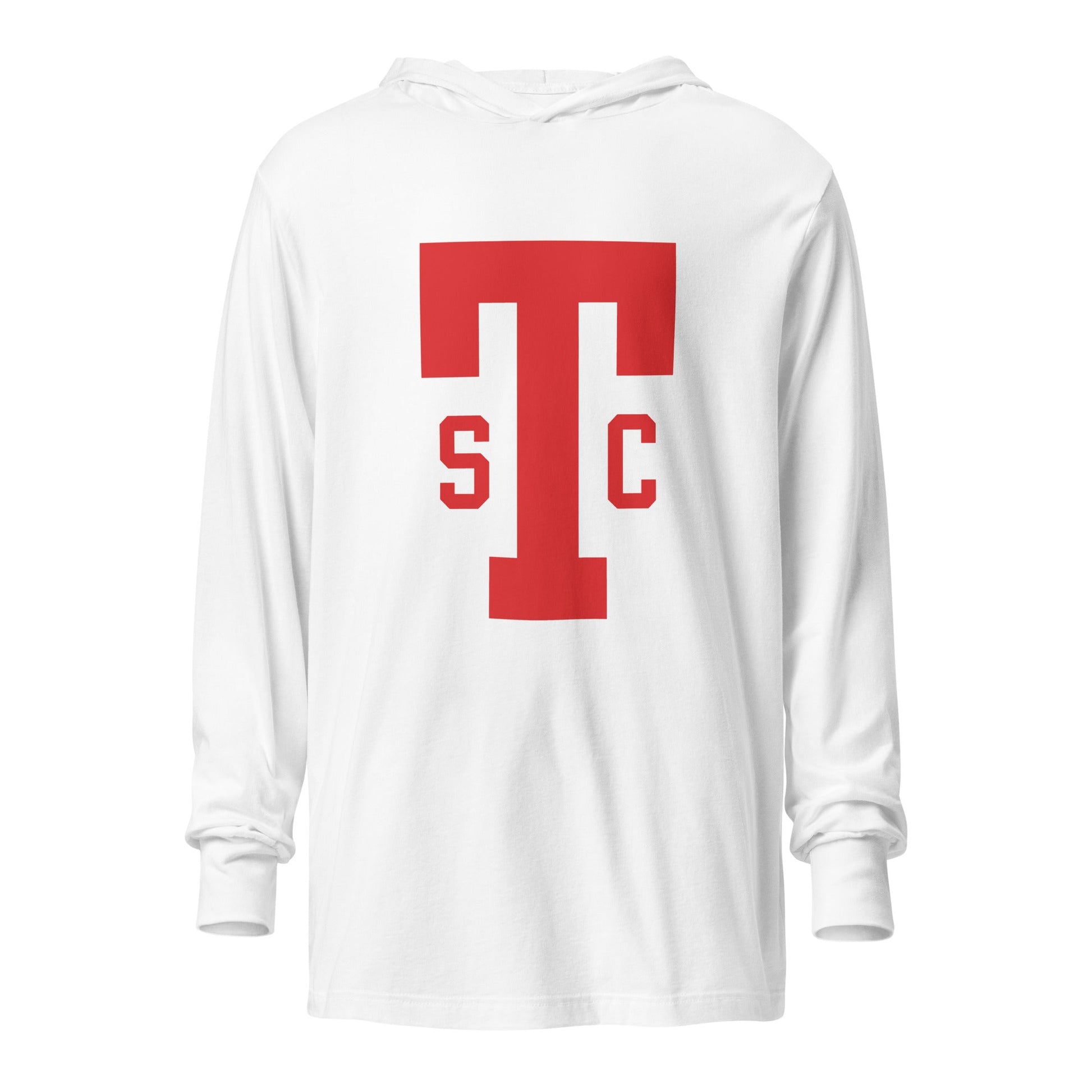 Performance | Hooded Long Sleeve T Shirt | Texoma Softball Club | Block T Logo
