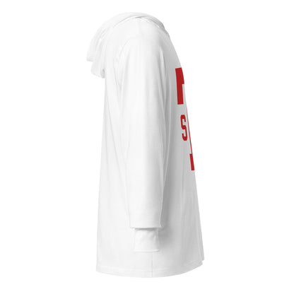 Performance | Hooded Long Sleeve T Shirt | Texoma Softball Club | Block T Logo