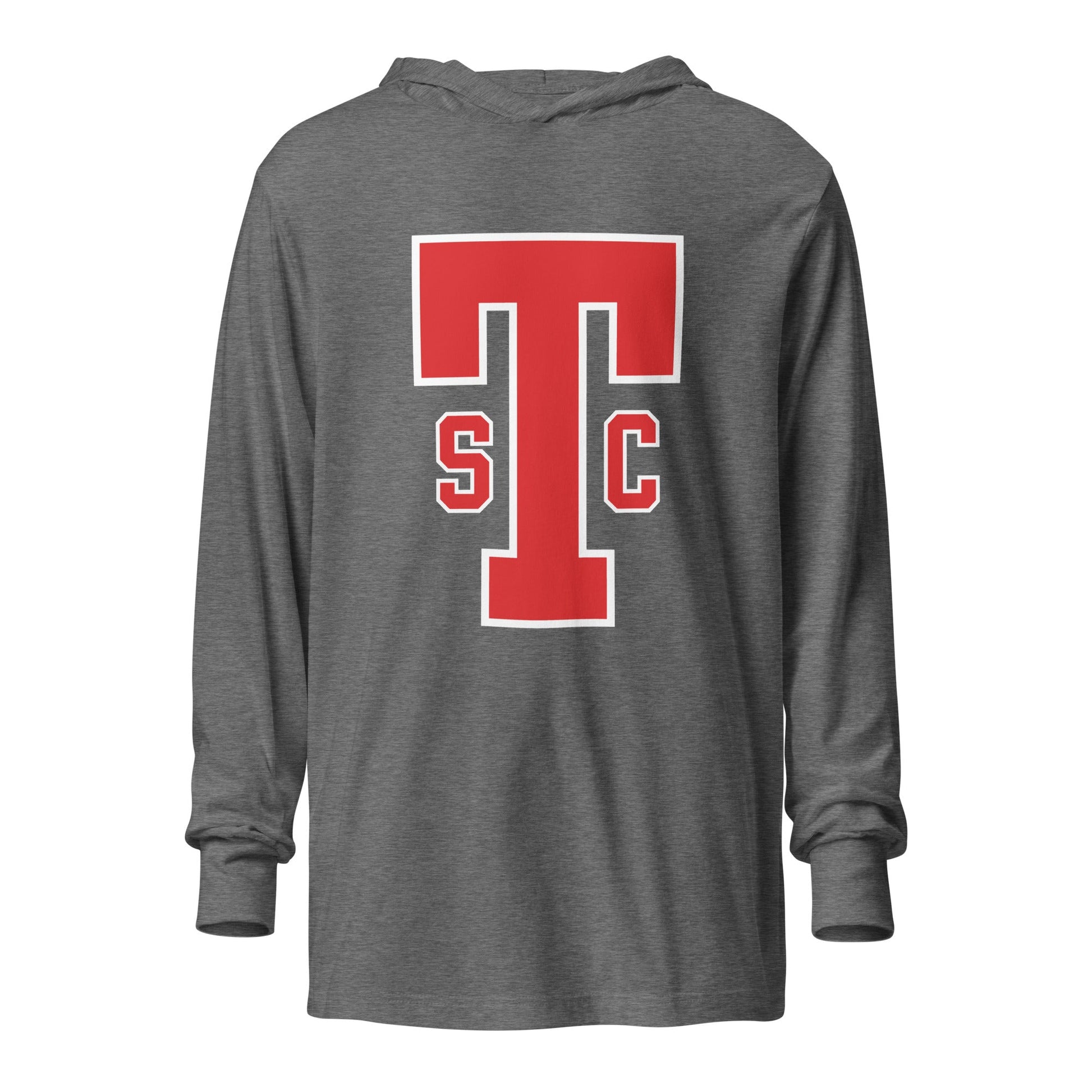 Performance | Hooded Long Sleeve T Shirt | Texoma Softball Club | Block T Logo