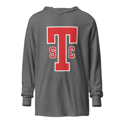 Performance | Hooded Long Sleeve T Shirt | Texoma Softball Club | Block T Logo