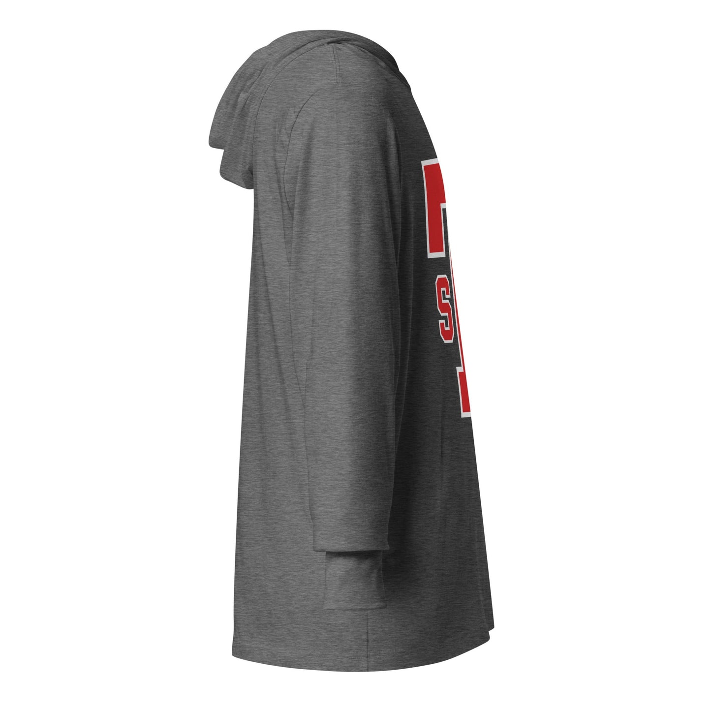 Performance | Hooded Long Sleeve T Shirt | Texoma Softball Club | Block T Logo