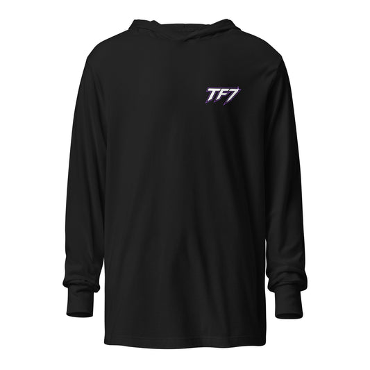 Performance | Hooded Long Sleeve T Shirt | TF7 Eclipse | Lettermark Logo