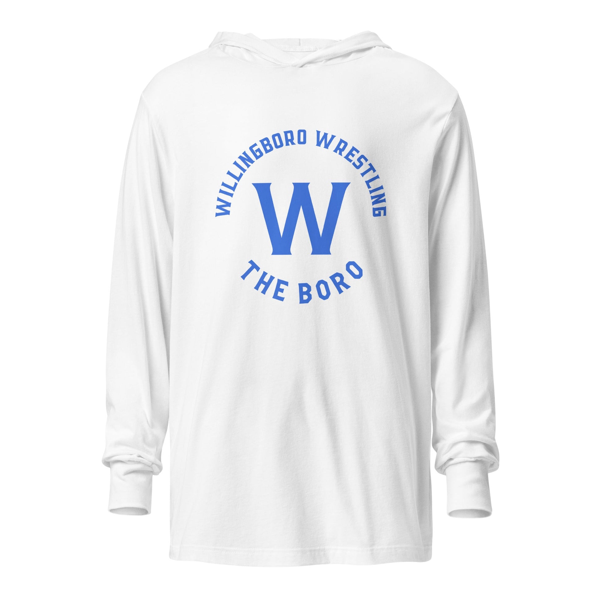 Performance | Hooded Long Sleeve T Shirt | The Boro Brand | Script Logo