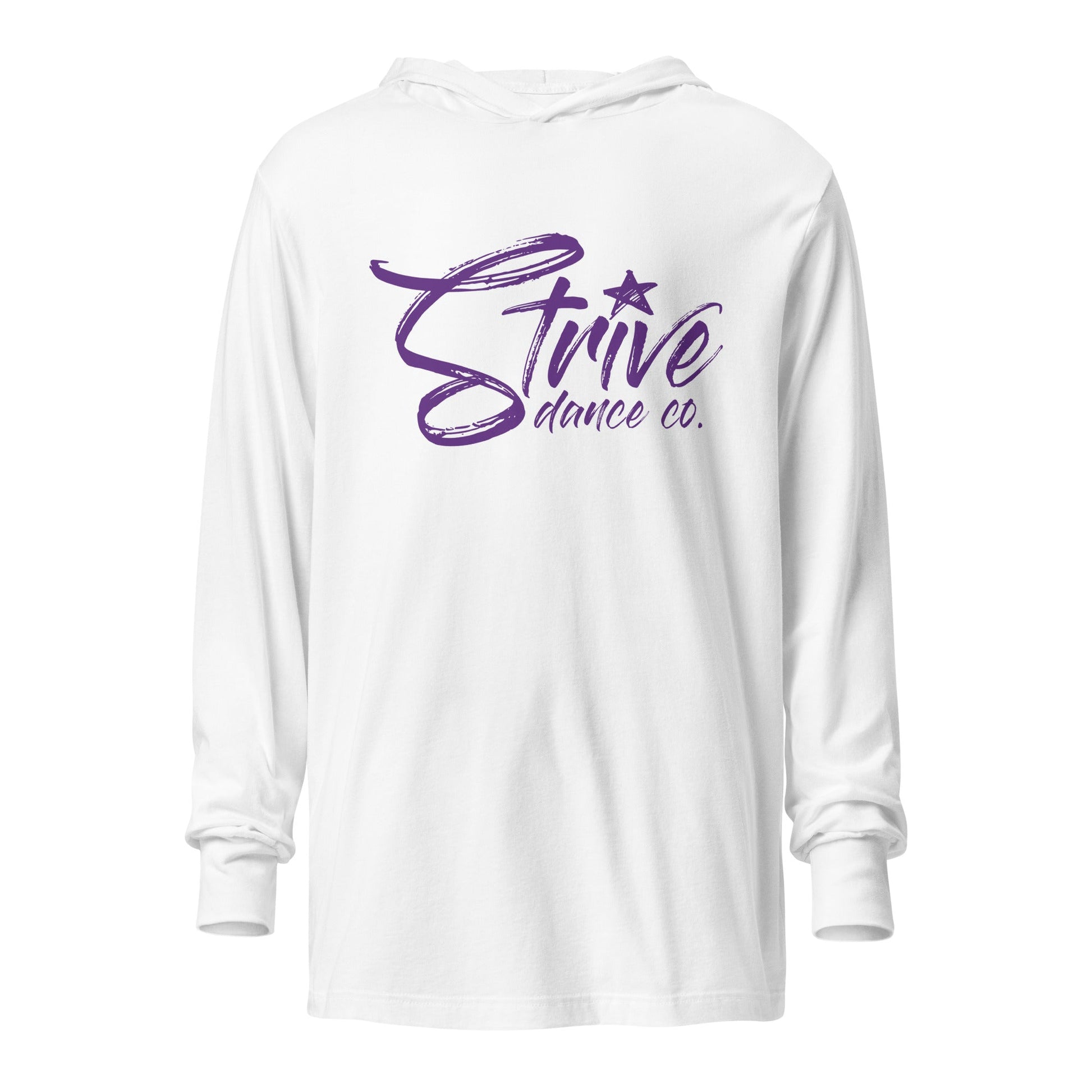 Performance | Hooded Long Sleeve T Shirt | The Dancer's Place | Strive Dance Company