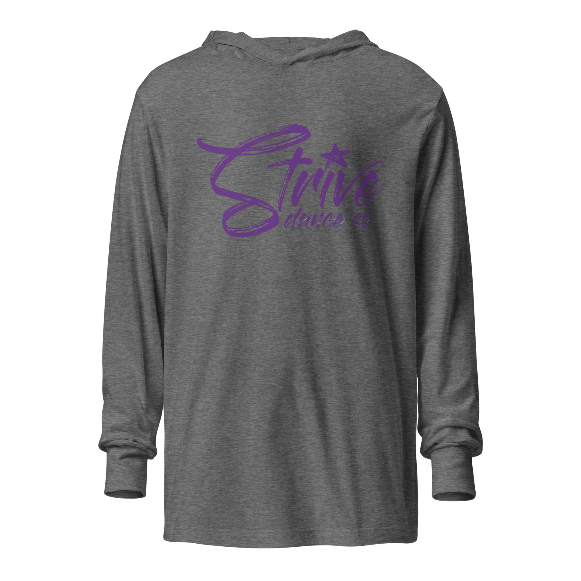 Performance | Hooded Long Sleeve T Shirt | The Dancer's Place | Strive Dance Company