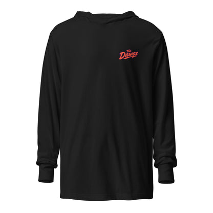 Performance | Hooded Long Sleeve T Shirt | The Dawgs | Athletics Logo