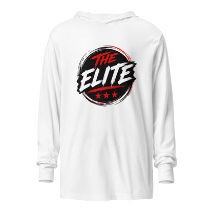 Performance | Hooded Long Sleeve T Shirt | The Elite | Badge Logo