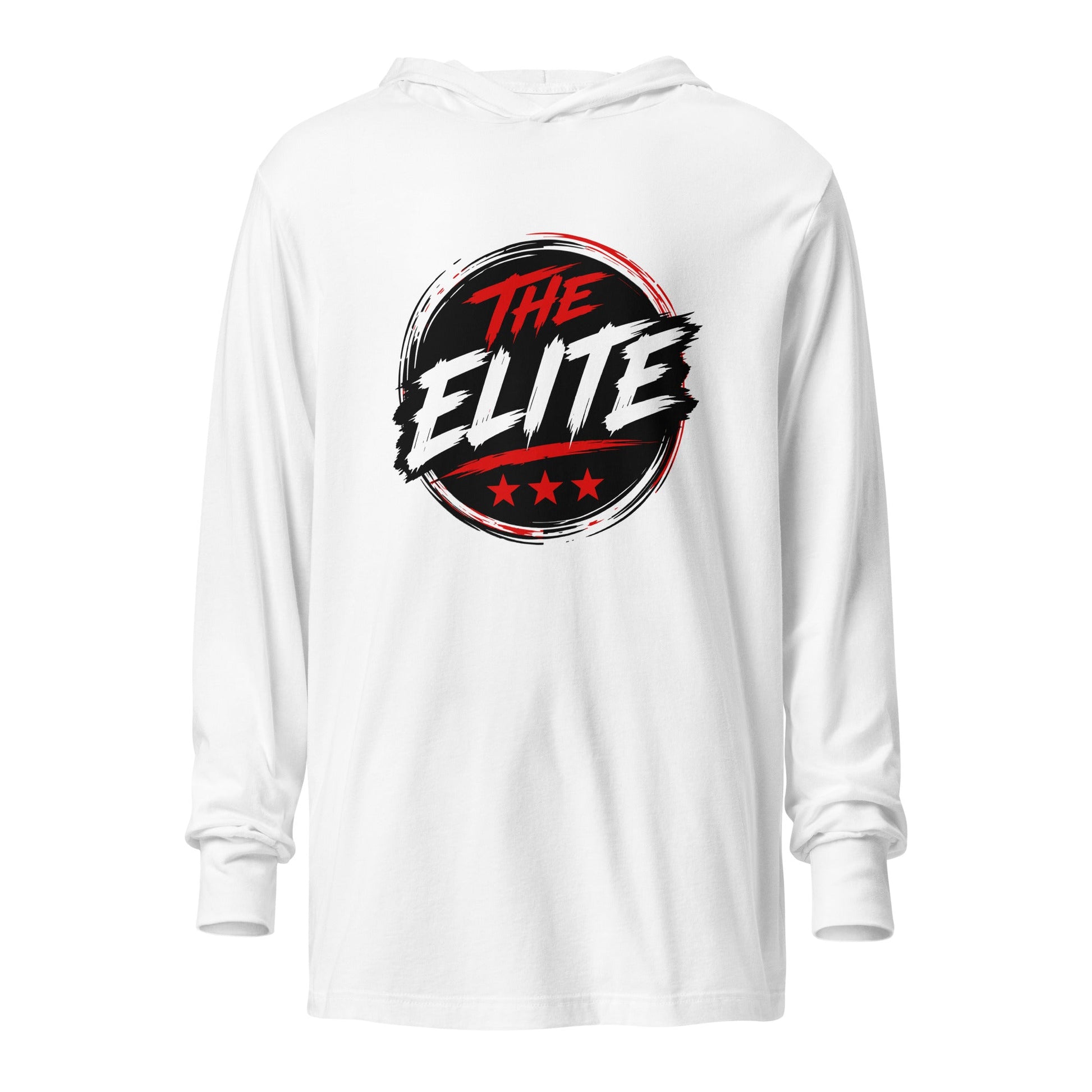 Performance | Hooded Long Sleeve T Shirt | The Elite | Badge Logo