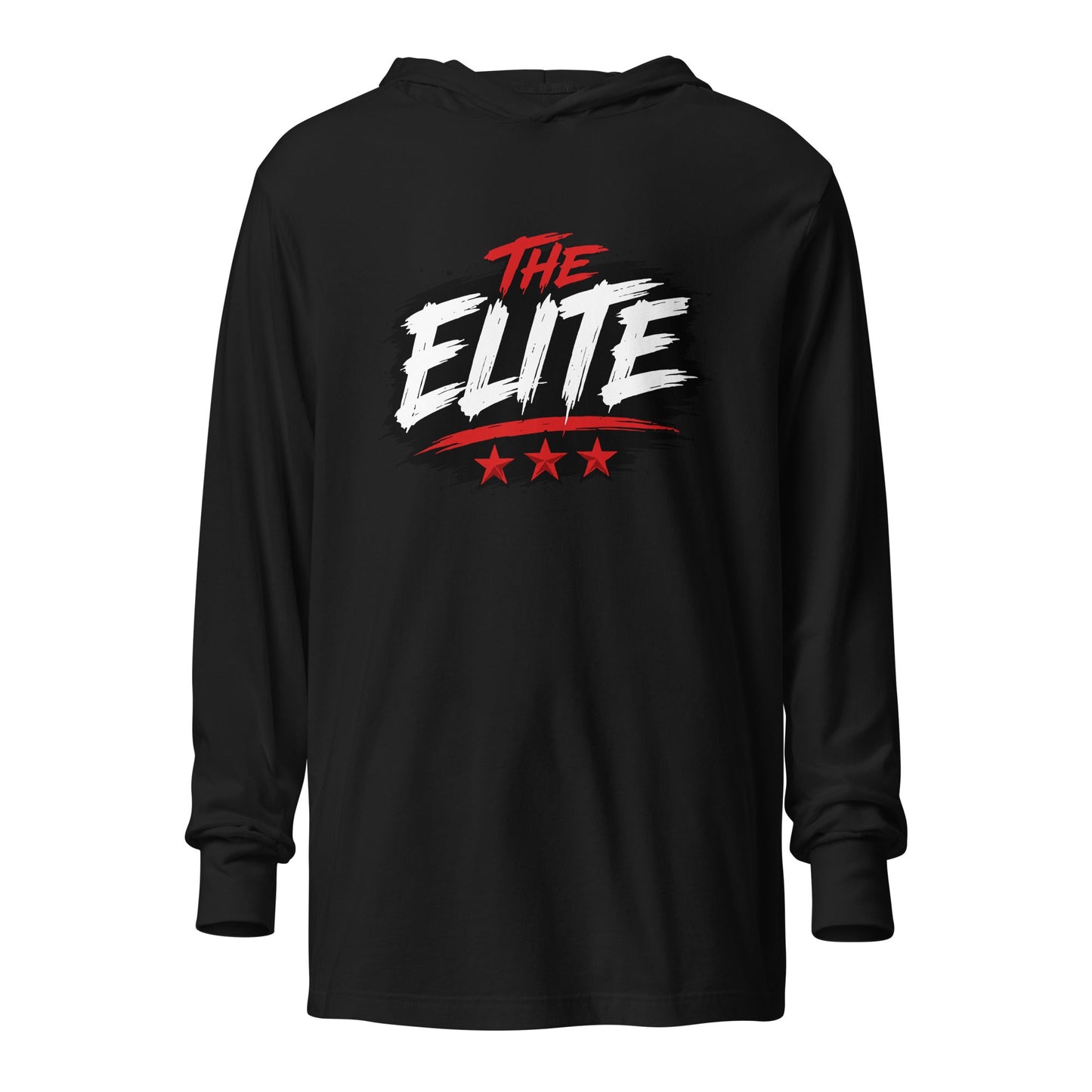 Performance | Hooded Long Sleeve T Shirt | The Elite | Crest Logo