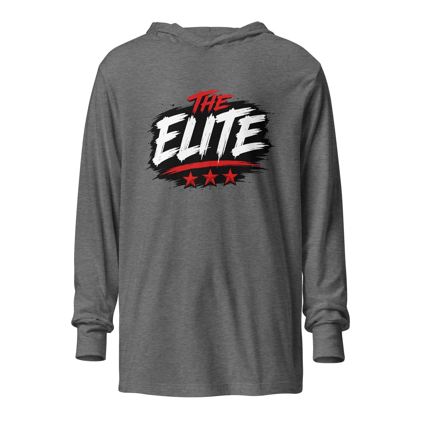Performance | Hooded Long Sleeve T Shirt | The Elite | Crest Logo