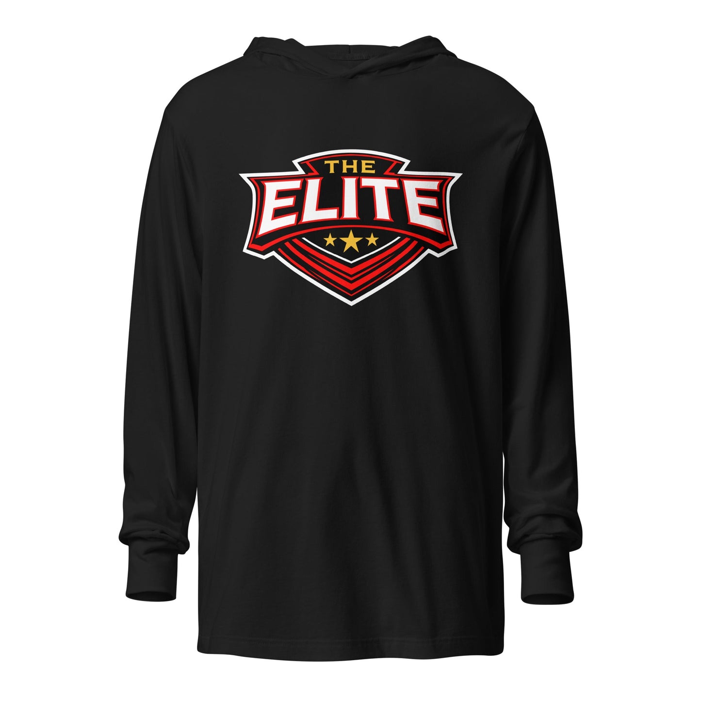 Performance | Hooded Long Sleeve T Shirt | The Elite | Shield Logo