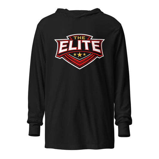 Performance | Hooded Long Sleeve T Shirt | The Elite | Shield Logo