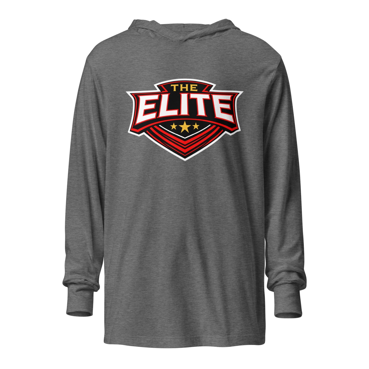 Performance | Hooded Long Sleeve T Shirt | The Elite | Shield Logo
