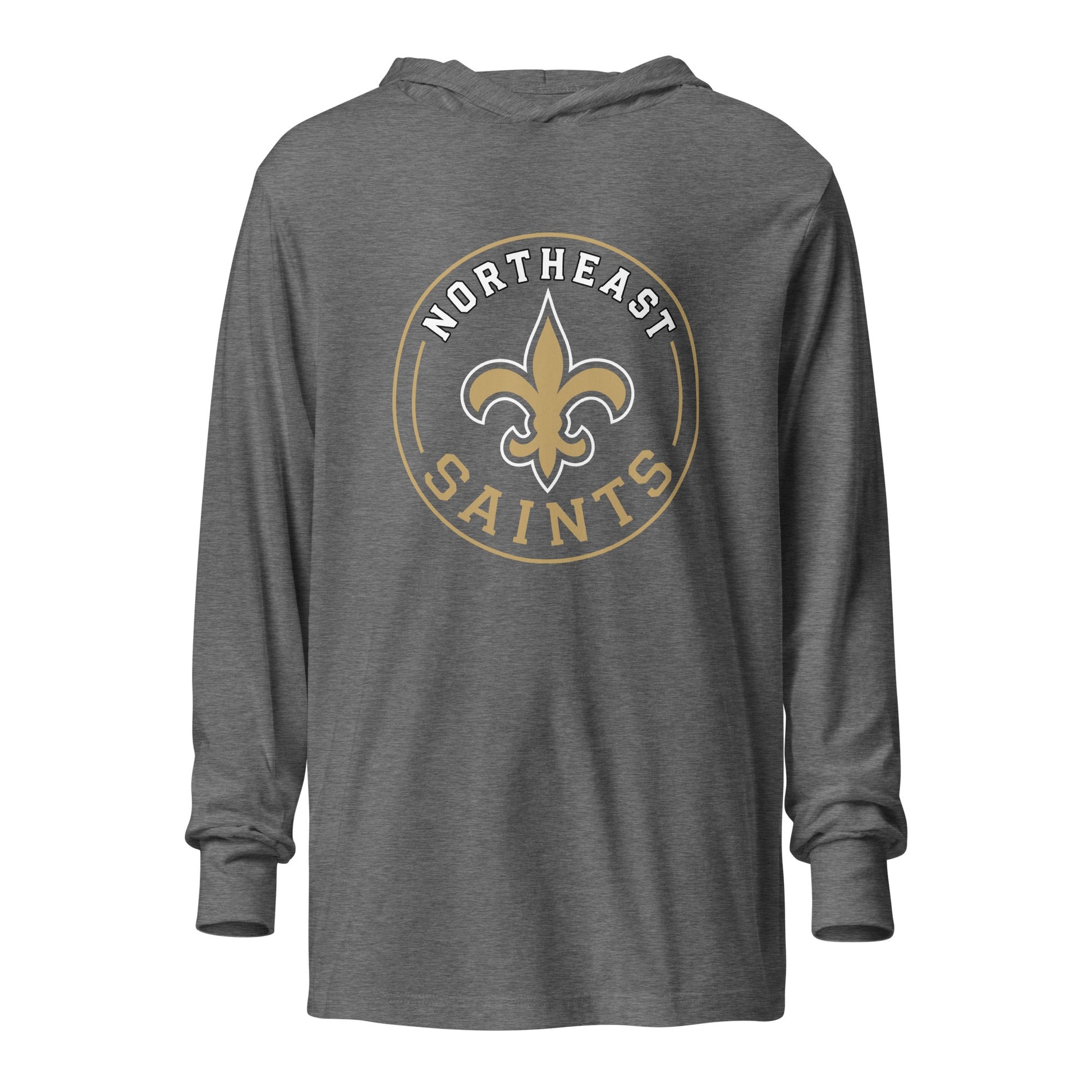 Performance | Hooded Long Sleeve T Shirt | The St Stephen Saints | Vanguard Emblem Logo